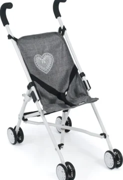 Chic 2000 - Mini-Puppenbuggy Roma grau Herz | Puppenwagen & Buggys | Puppen & Zubehör | Spielzeug | Teddy Toys Kinderwelt