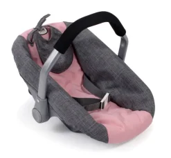 Chic 2000 - Puppen Autositz, Melange grau-rosa | Puppentragen | Puppen & Zubehör | Spielzeug | Teddy Toys Kinderwelt