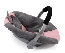 Chic 2000 - Puppen Autositz, Melange grau-rosa | Puppentragen | Puppen & Zubehör | Spielzeug | Teddy Toys Kinderwelt