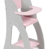 Chic 2000 - Puppen Hochstuhl, grau-rosa | Teddy Toys Kinderwelt