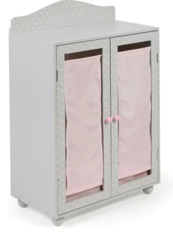 Chic 2000 - Puppen Kleiderschrank, grau weiß | Teddy Toys Kinderwelt