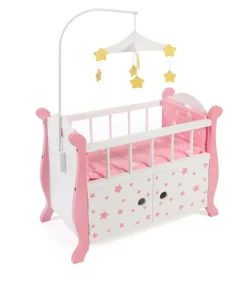 Chic 2000 - Puppenbett mit Mobile Stars Pink | Teddy Toys Kinderwelt