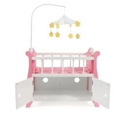 Chic 2000 - Puppenbett mit Mobile Stars Pink | Teddy Toys Kinderwelt