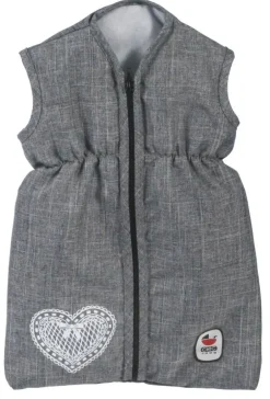Chic 2000 - Puppen-Schlafsack, grau Herz | Teddy Toys Kinderwelt