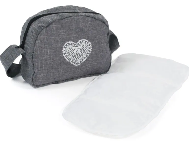Chic 2000 - Wickeltasche Herz, grau | Teddy Toys Kinderwelt