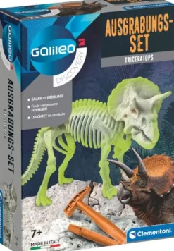 Clementoni - Ausgrabungs-Set Triceratops | Teddy Toys Kinderwelt