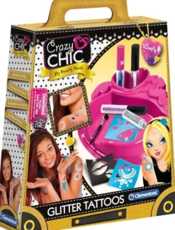 Clementoni Crazy Chic - Glitzer-Tattoos | Teddy Toys Kinderwelt