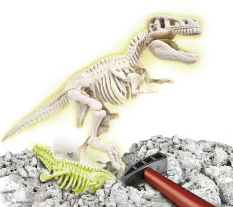 Clementoni Galileo - Ausgrabungsset Dinosaurier T-Rex Glow in the dark | Teddy Toys Kinderwelt