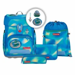 CLOUD FLASH Schulranzen-Set ''Ninja Zazu'', 5-teilig | Teddy Toys Kinderwelt