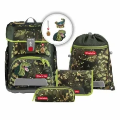 CLOUD Schulranzen-Set ''Dino Torex'', 5-teilig | Teddy Toys Kinderwelt