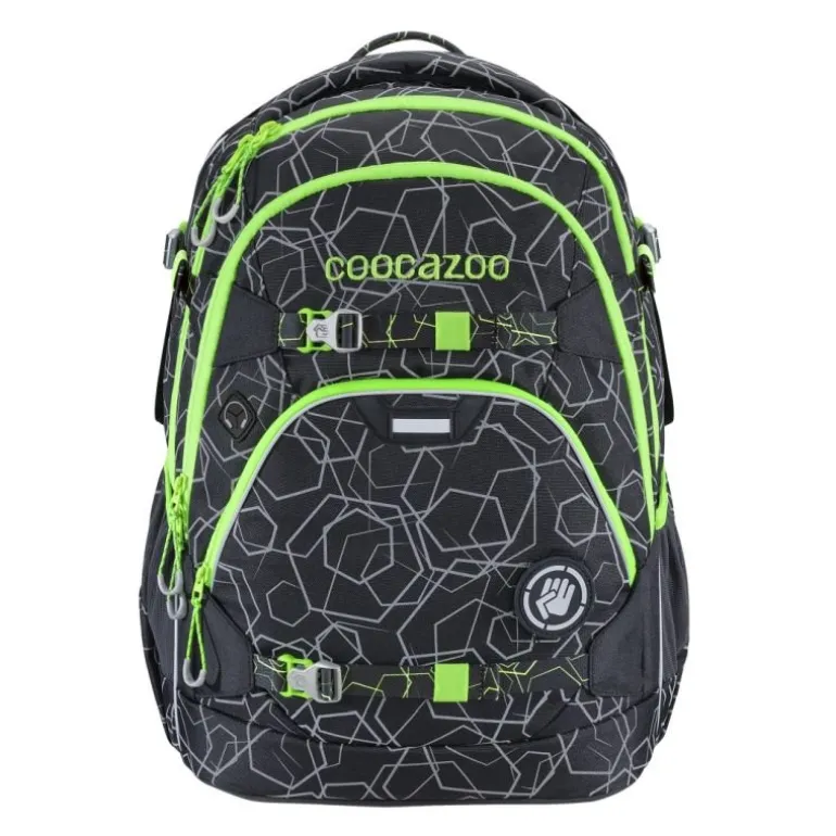Coocazoo - Rucksack "ScaleRale", Laserreflect Solar-Green | Teddy Toys Kinderwelt