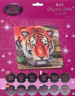Crystal Art Tiger 18x18cm | Teddy Toys Kinderwelt