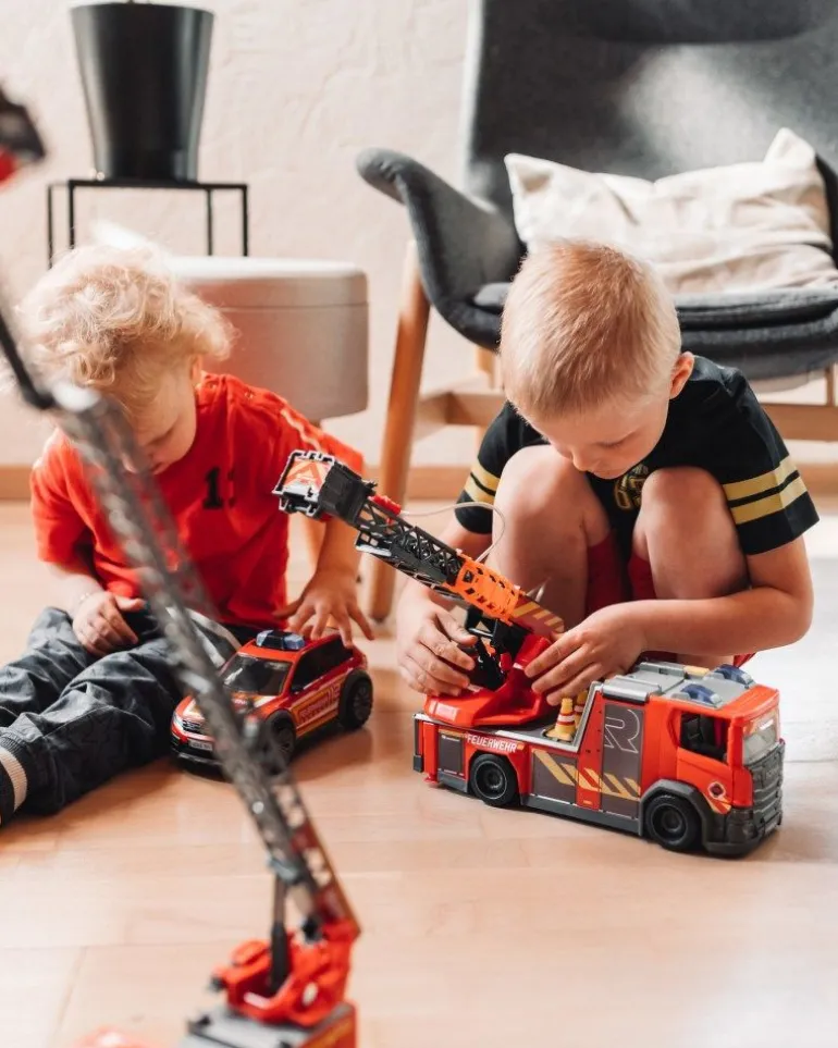 Dickie Toys - Feuerwehr Drehleiter, 23 cm mit Licht & Sound | Teddy Toys Kinderwelt