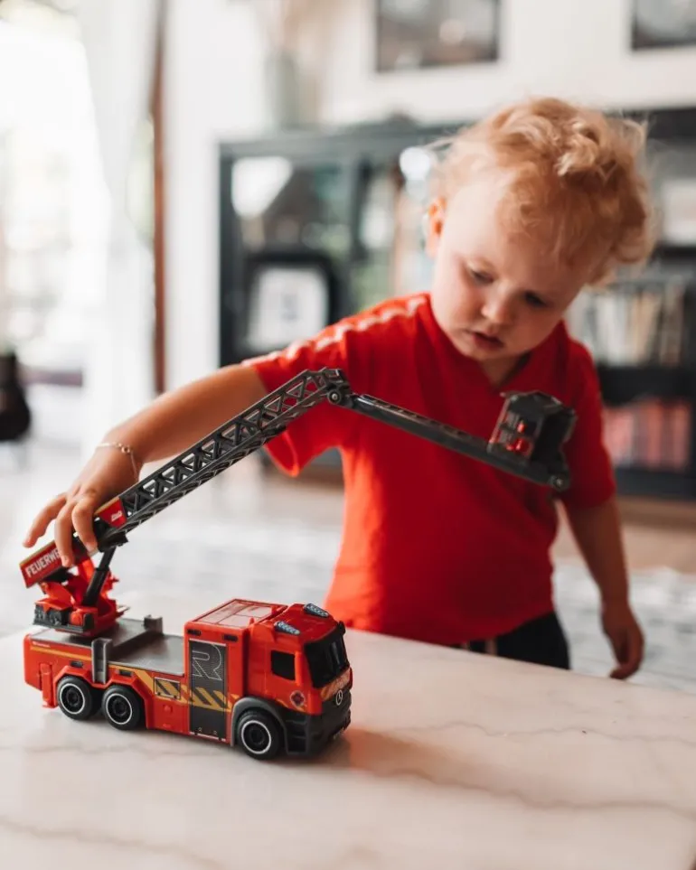 Dickie Toys - Feuerwehr Drehleiter, 23 cm mit Licht & Sound | Teddy Toys Kinderwelt