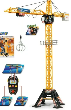 Dickie Toys - Mega Crane mit Kabelsteuerung | Teddy Toys Kinderwelt