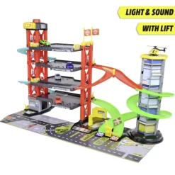 Dickie Toys - Parking Garage, inklusiv 5 Modellfahrzeuge | Teddy Toys Kinderwelt