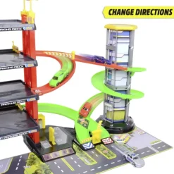 Dickie Toys - Parking Garage, inklusiv 5 Modellfahrzeuge | Teddy Toys Kinderwelt