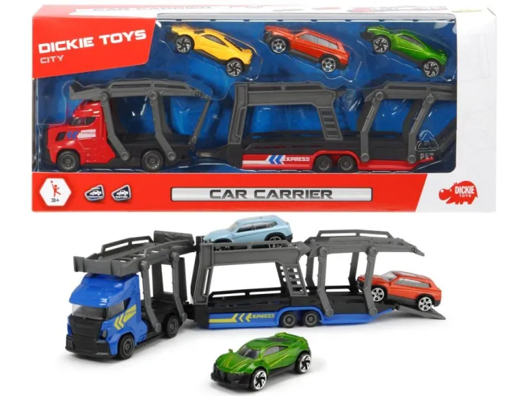 Dickie Toys City - Autotransporter, sortiert | LKW & PKW | Fahrzeuge | Spielzeug | Teddy Toys Kinderwelt