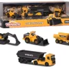 Dickie Toys Majorette - Volvo Construction 4 Pieces | Teddy Toys Kinderwelt