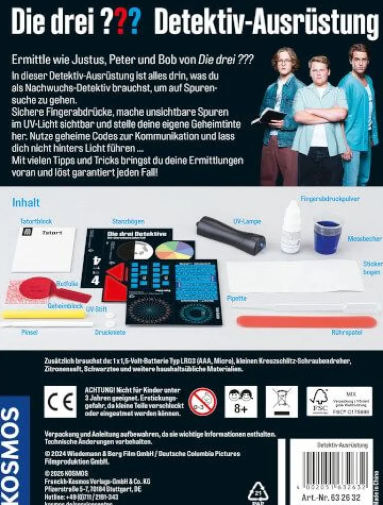 Die drei ??? Detektiv-Ausrüstung | Teddy Toys Kinderwelt