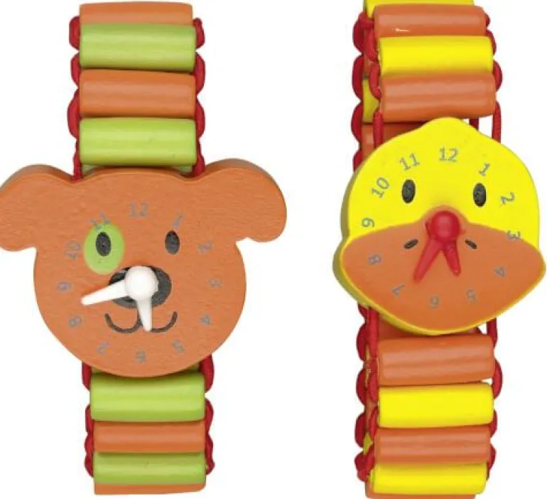 Die Lieben Sieben - Meine erste Holzuhr, sortiert | Teddy Toys Kinderwelt