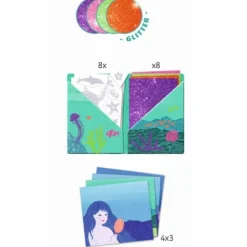 DJECO Artistic Patch - Meerjungfrauen | Teddy Toys Kinderwelt