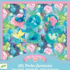 DJECO Bastelperlen - Perlen und Schmuck Vögel | Teddy Toys Kinderwelt