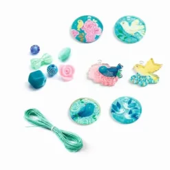 DJECO Bastelperlen - Perlen und Schmuck Vögel | Teddy Toys Kinderwelt