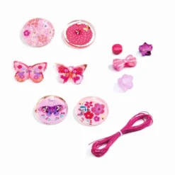 DJECO Bastelperlen - Perlen und Schmuck Schmetterlinge | Teddy Toys Kinderwelt