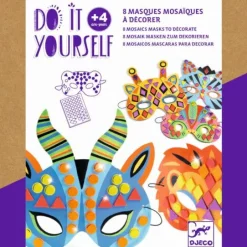 DJECO Do it yourself - Mosaik-Masken Dschungeltiere | Teddy Toys Kinderwelt
