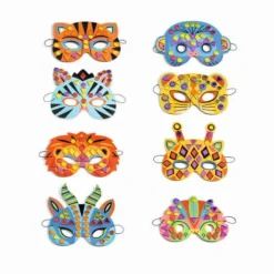 DJECO Do it yourself - Mosaik-Masken Dschungeltiere | Teddy Toys Kinderwelt