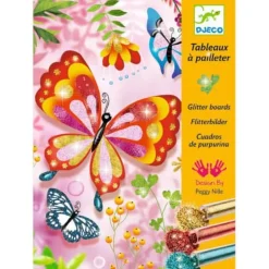 DJECO Glitzersand - Glitzer Schmetterlinge | Teddy Toys Kinderwelt