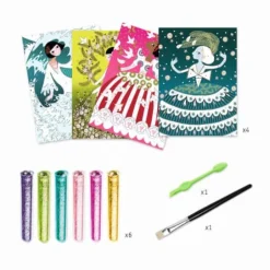 DJECO Glitzersand - Glitzer Kleider | Teddy Toys Kinderwelt