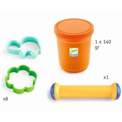 DJECO Knete - Knetset mit Plätzchenausstecher & Kneteroller | Teddy Toys Kinderwelt