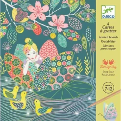 DJECO Kratzbilder - Der Teich | Teddy Toys Kinderwelt