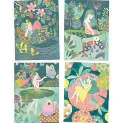 DJECO Kratzbilder - Der Teich | Teddy Toys Kinderwelt