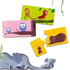 DJECO Lernspiele - Puzzle duo Mutti & Baby | Teddy Toys Kinderwelt