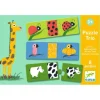 DJECO Lernspiele: Puzzle duo: Tierfell | Teddy Toys Kinderwelt