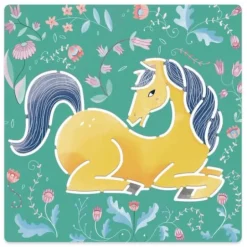 DJECO Schablonen - Pferde | Teddy Toys Kinderwelt