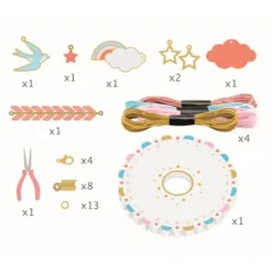 DJECO Schmuck basteln - Armbänder Celeste | Teddy Toys Kinderwelt