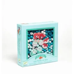 DJECO Schmuck basteln - Holzperlen, kleine Tiere | Teddy Toys Kinderwelt