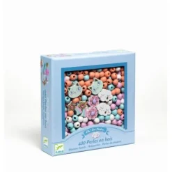 DJECO Schmuck basteln - Holzperlen Regenbogen | Teddy Toys Kinderwelt