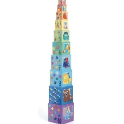 DJECO Stapelturm - Regenbogen | Teddy Toys Kinderwelt