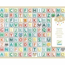 DJECO Sticker - Buchstaben | Teddy Toys Kinderwelt