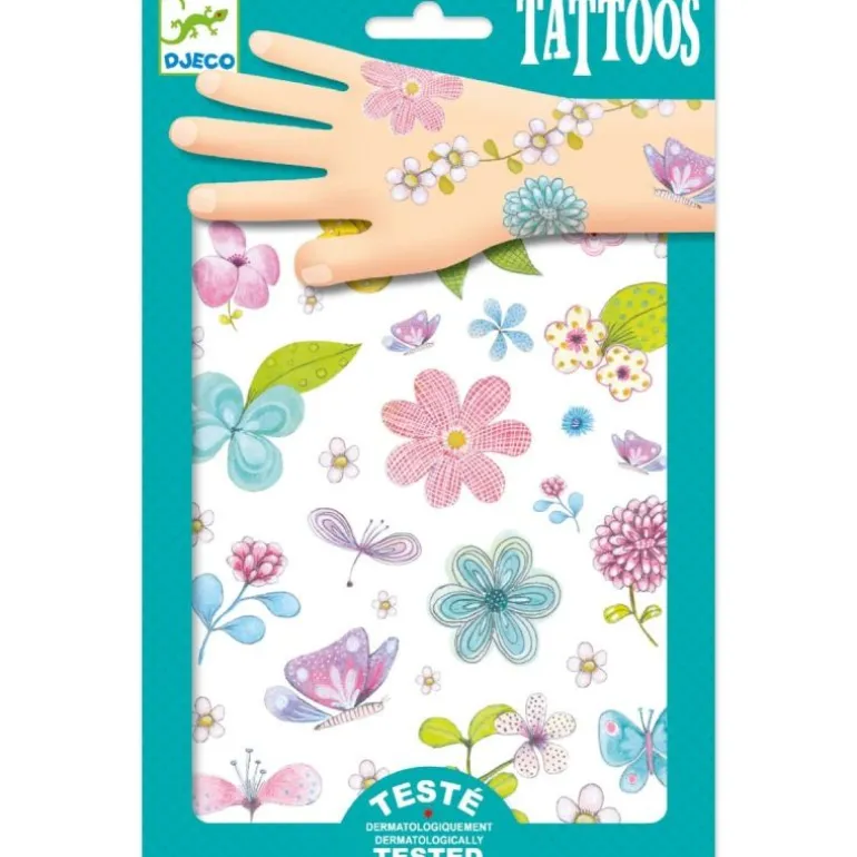 DJECO Tattoos - Fair flowers of the field | Teddy Toys Kinderwelt