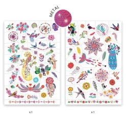 DJECO Tattoos - Paradiesvögel | Teddy Toys Kinderwelt