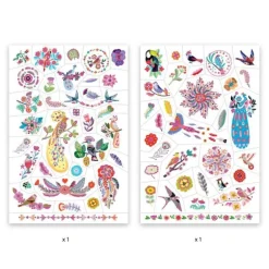 DJECO Tattoos - Paradiesvögel | Teddy Toys Kinderwelt