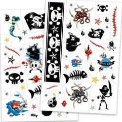 DJECO Tattoos - Pirates | Teddy Toys Kinderwelt