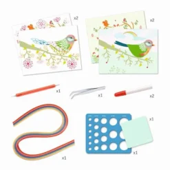 DJECO Workshop Quilling - Spiral seasons | Teddy Toys Kinderwelt