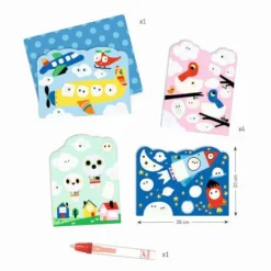 DJECO Zauber-Malbilder - Im Himmel versteckt | Teddy Toys Kinderwelt